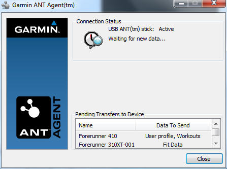 where to get garmin ant agent driver